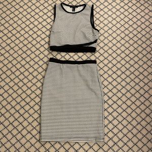 Crop top and skirt set from Forever 21